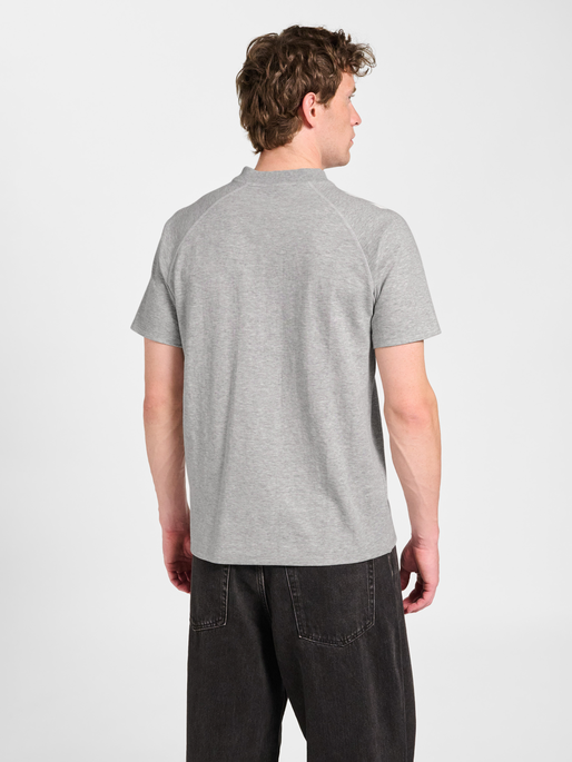 hmlMOVE 2.0 POLO, GREY MELANGE, model
