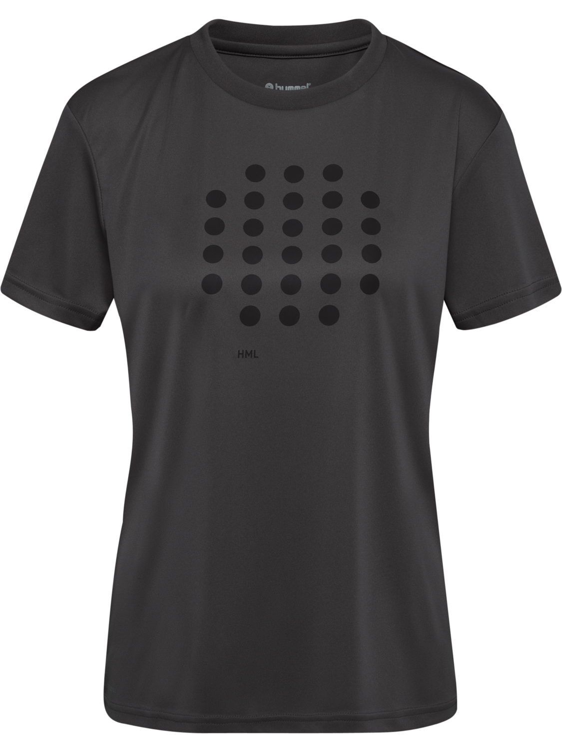 hmlACTIVE COURT PL JERSEY S/S WOMAN, OBSIDIAN, packshot