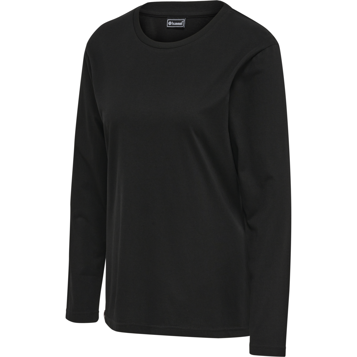 hmlRED BASIC T-SHIRT L/S WOMAN, BLACK, packshot