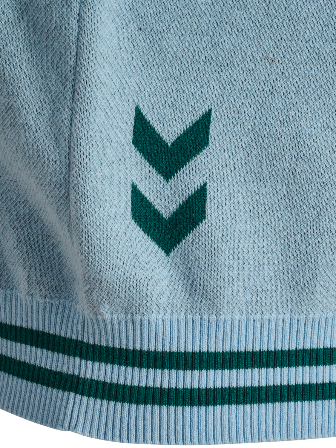 Knit Half-Zip Polo Shirt, LIGHT BLUE, packshot