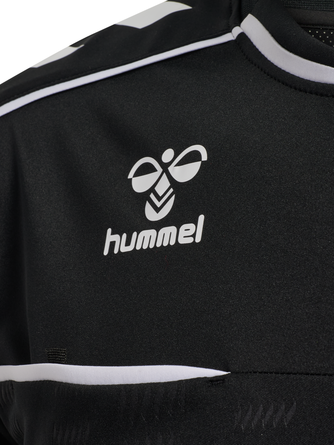 hmlREFEREE JERSEY L/S, BLACK, packshot