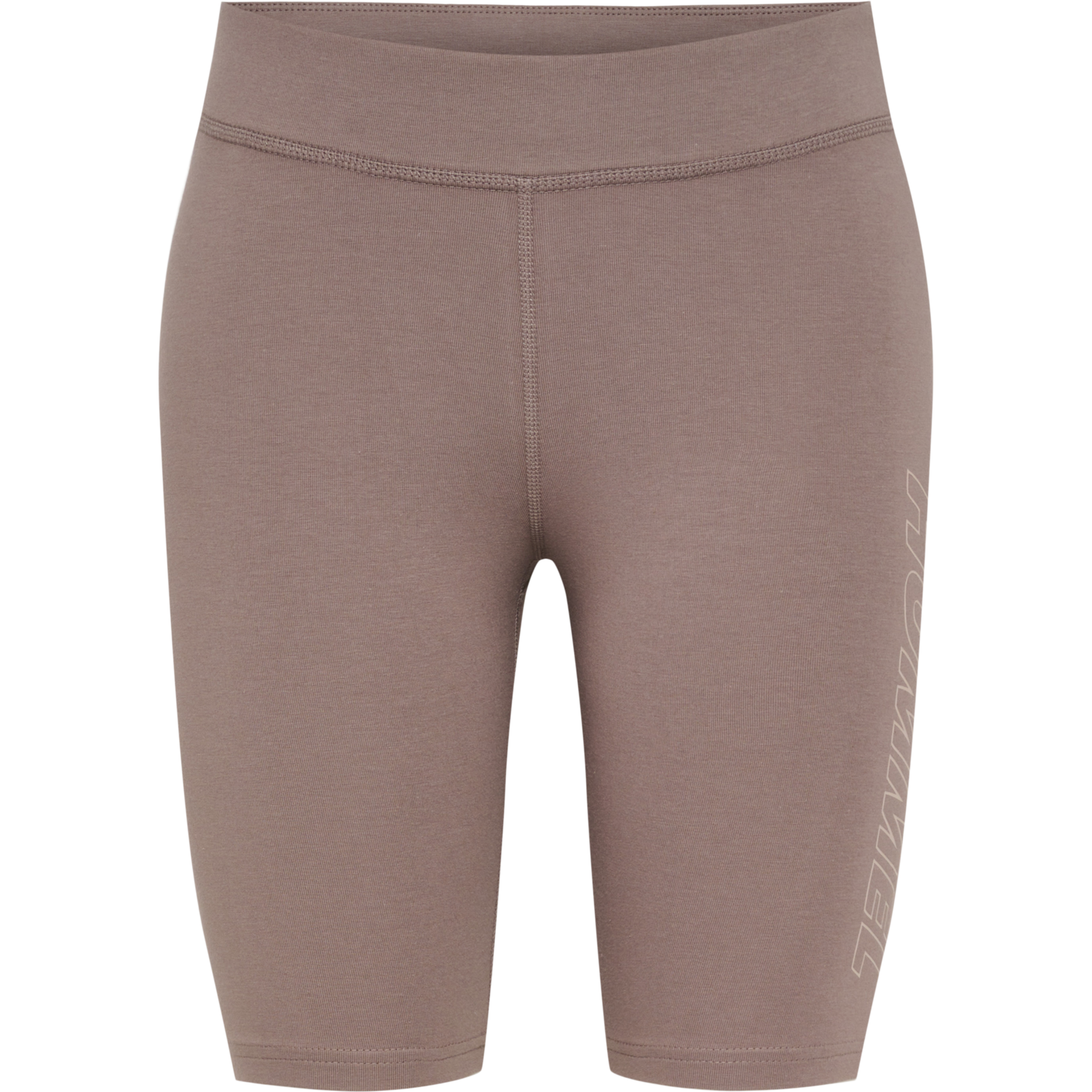 hmlTE MAJA 2-PACK MW C TIGHT SHORTS, BLACK/DRIFTWOOD, packshot