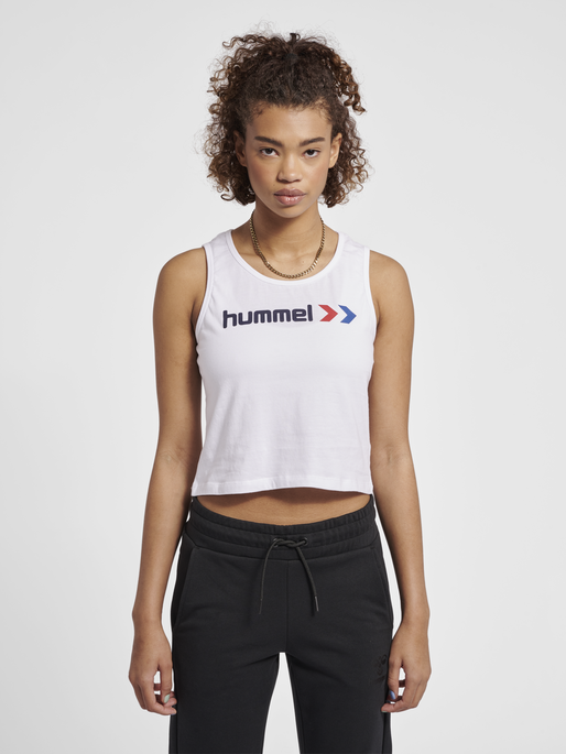 hmlIC TEXAS CROPPED TANKTOP, 9073, model