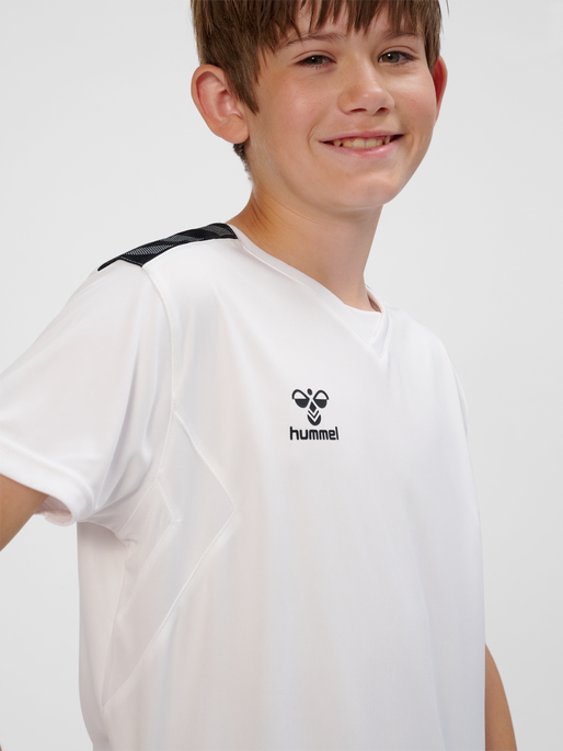 hmlAUTHENTIC PL JERSEY S/S KIDS, WHITE, model