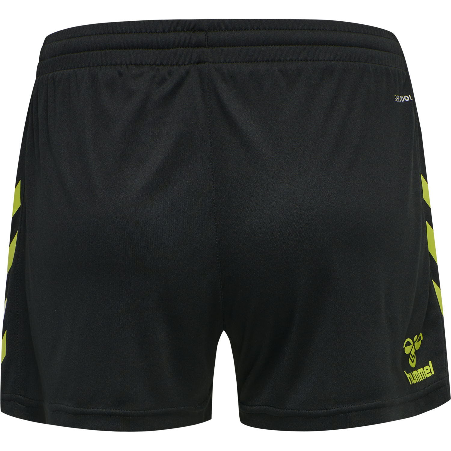 hmlCORE XK POLY SHORTS WOMAN, BLACK/LIME POPSICLE, packshot