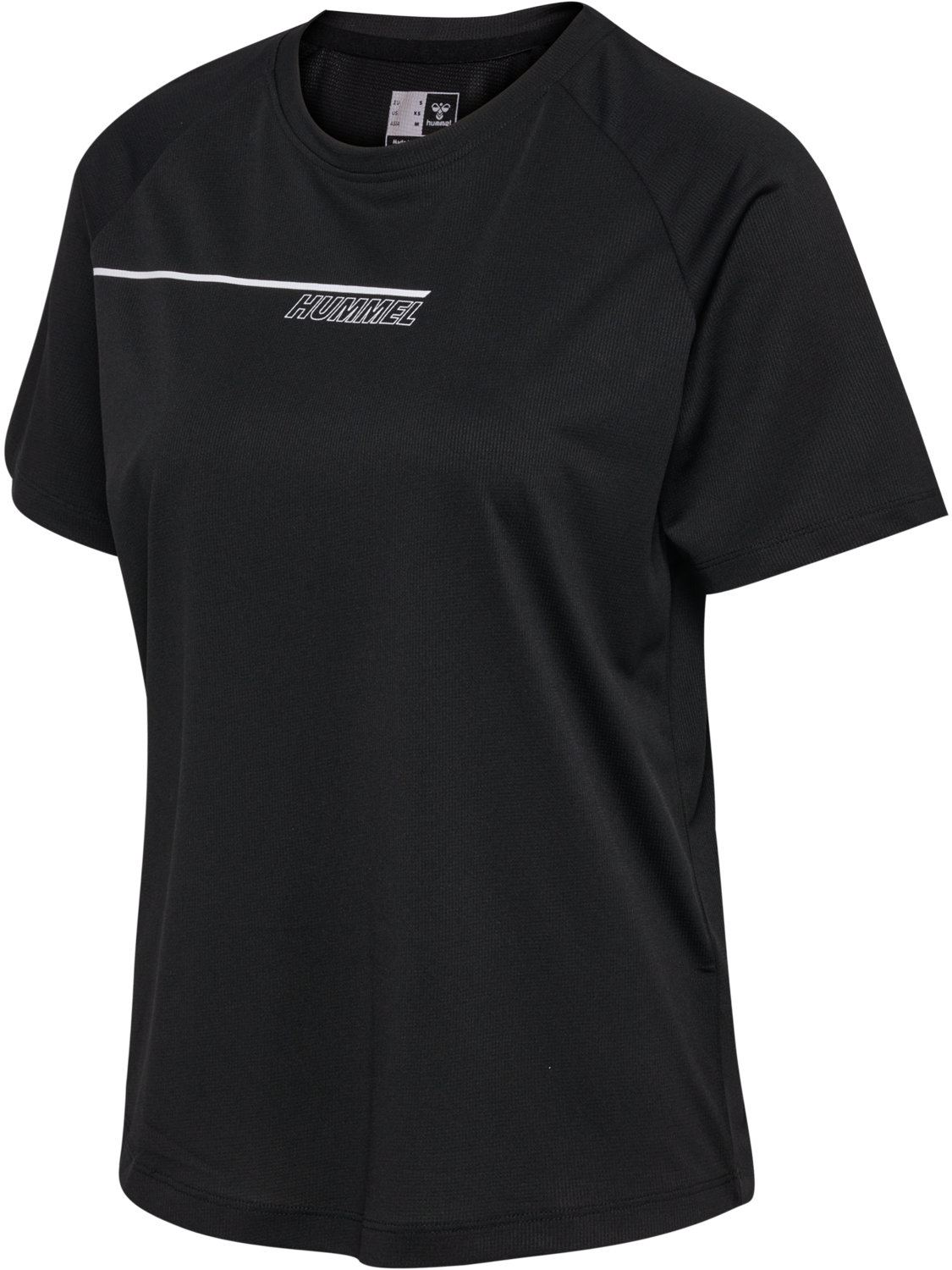 hmlCOURT LIGHT WEIGHT T-SHIRT W, BLACK, packshot
