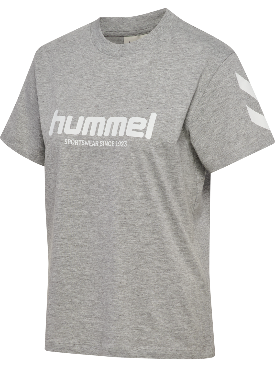 hmlLEGACY 2.0 W T-SHIRT S/S, GREY MELANGE, packshot