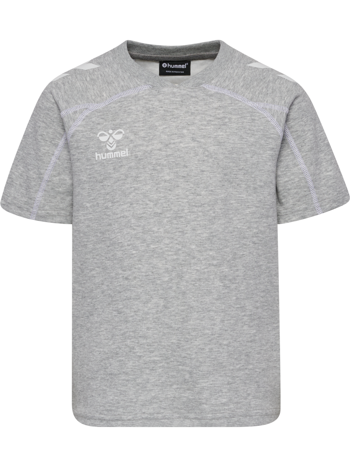 hmlMOVE 2.0 T-SHIRT S/S KIDS, GREY MELANGE, packshot