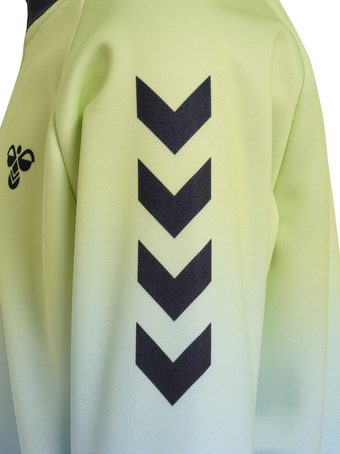 hmlJR GRADIENT TRACK SUIT, SHADOW LIME/BLACK, packshot