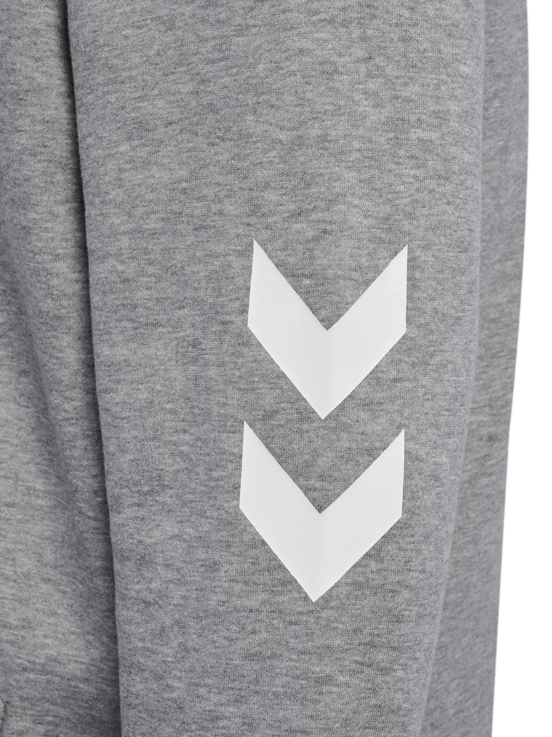 hmlLEGACY 2.0 ZIP HOODIE, GREY MELANGE, packshot