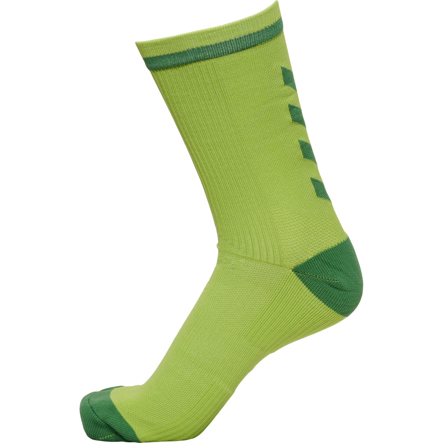 ELITE INDOOR SOCK LOW PA, DARK CITRON/MYRTLE, packshot