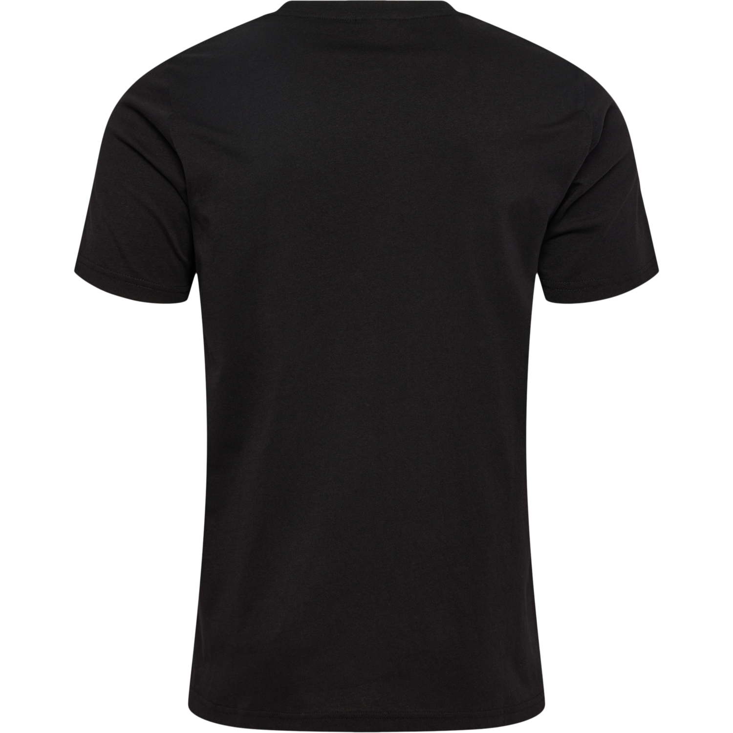 hmlROLIGAN COTTON T-SHIRT, BLACK, packshot