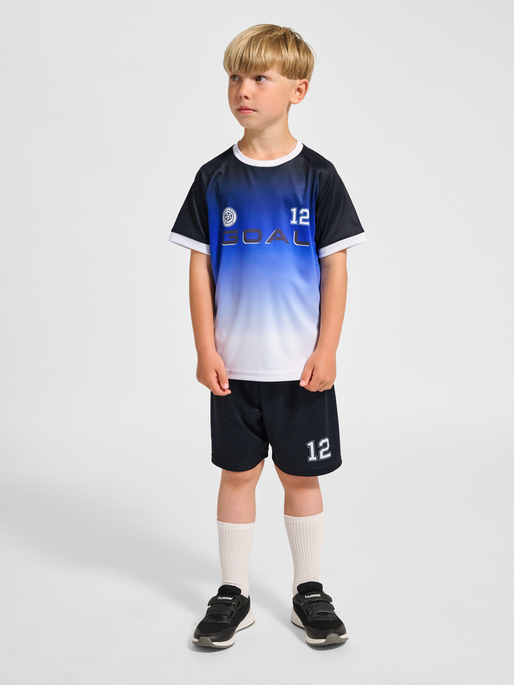 hmlSHIMMER T-SHIRT S/S, BLACK/WHITE, model