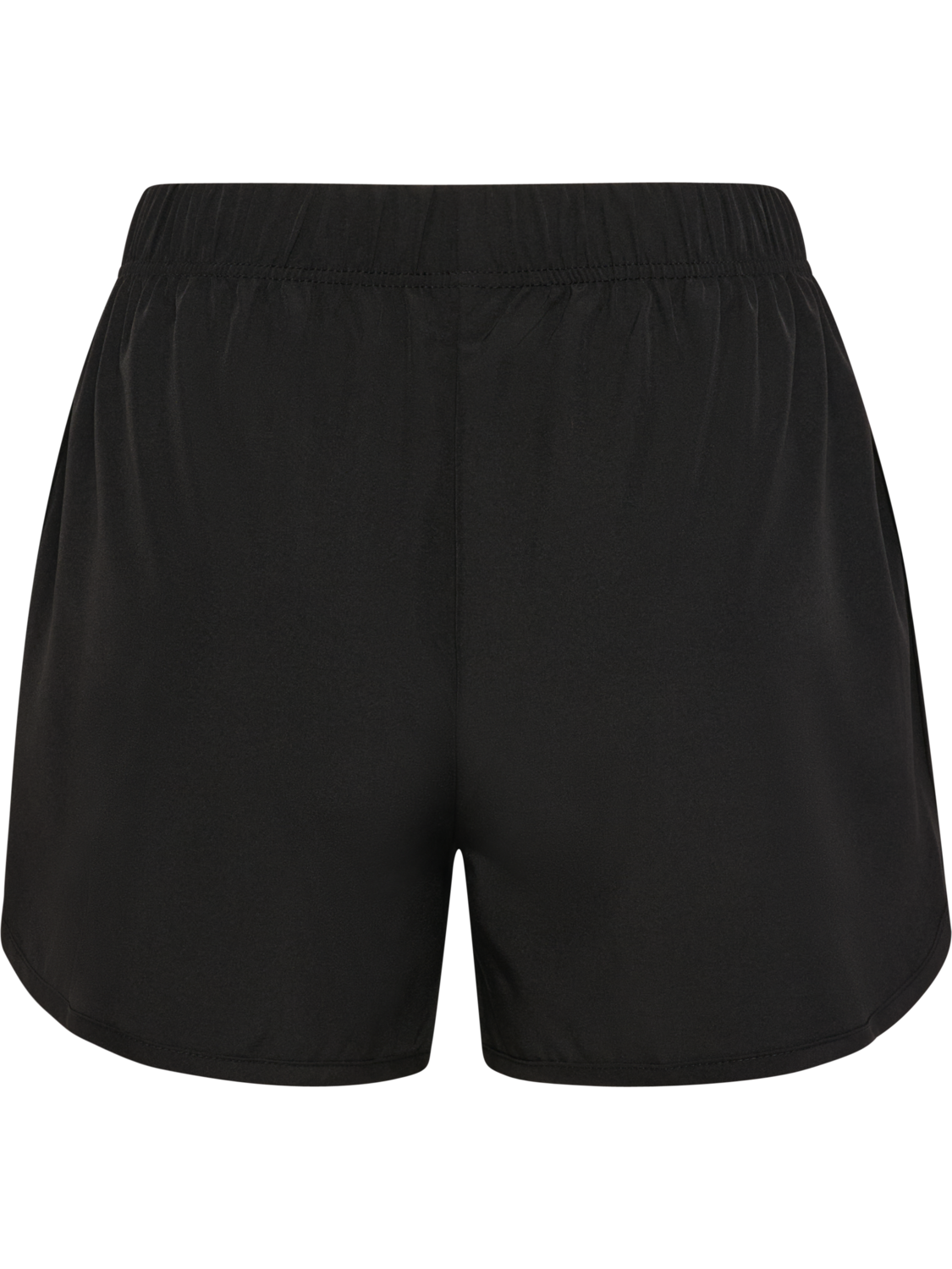 hmlTRAINING W CURVED SHORTS, BLACK, packshot
