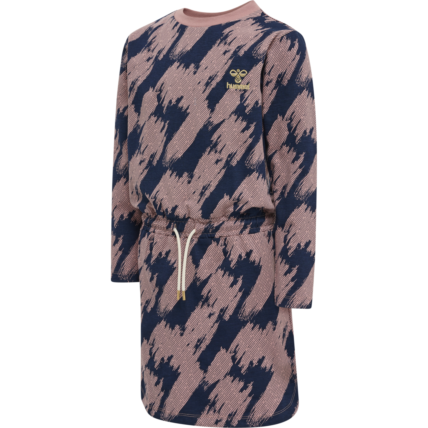 hmlEMERSON DRESS L/S, WOODROSE, packshot