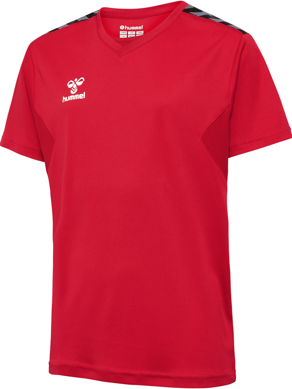 hmlAUTHENTIC PL JERSEY S/S KIDS, TRUE RED, packshot