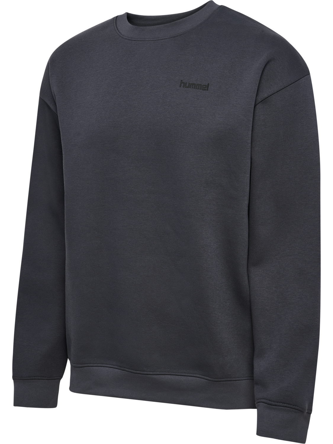 hmlKEEPER GRAPHIC CREWNECK, EBONY, packshot