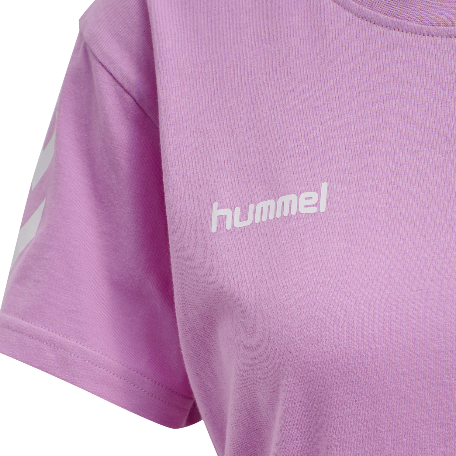 HMLGO COTTON T-SHIRT WOMAN S/S, ORCHID, packshot