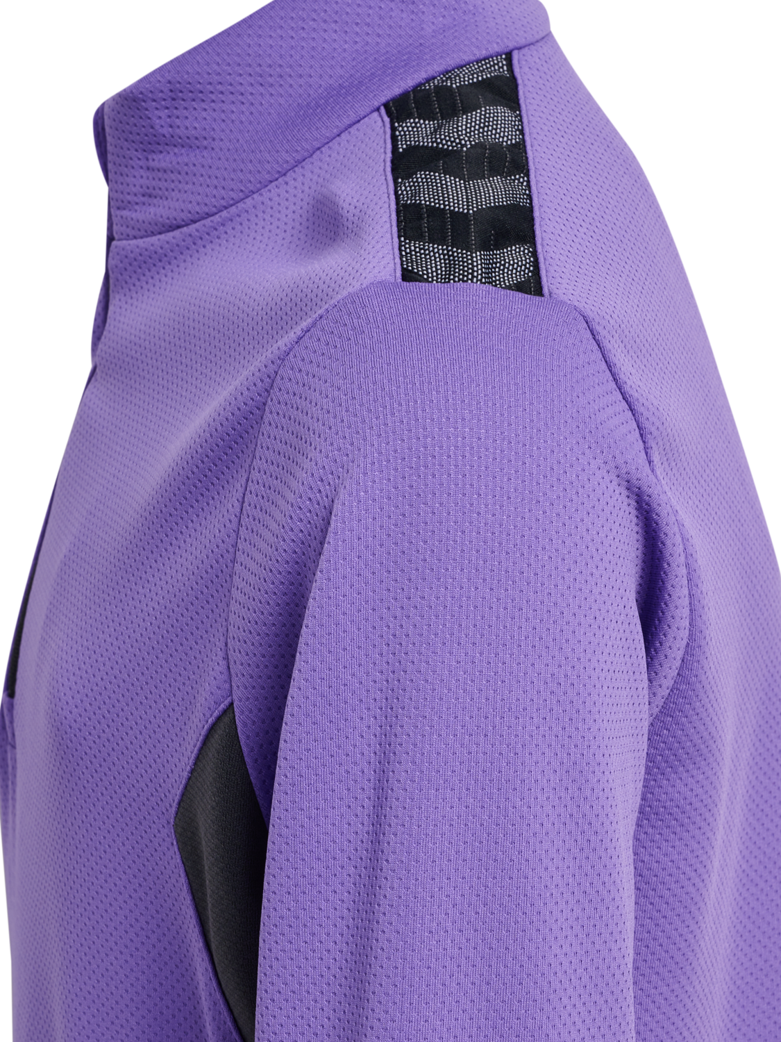 hmlAUTHENTIC HALF ZIP SWEAT KIDS, DAHLIA PURPLE/ASPHALT, packshot