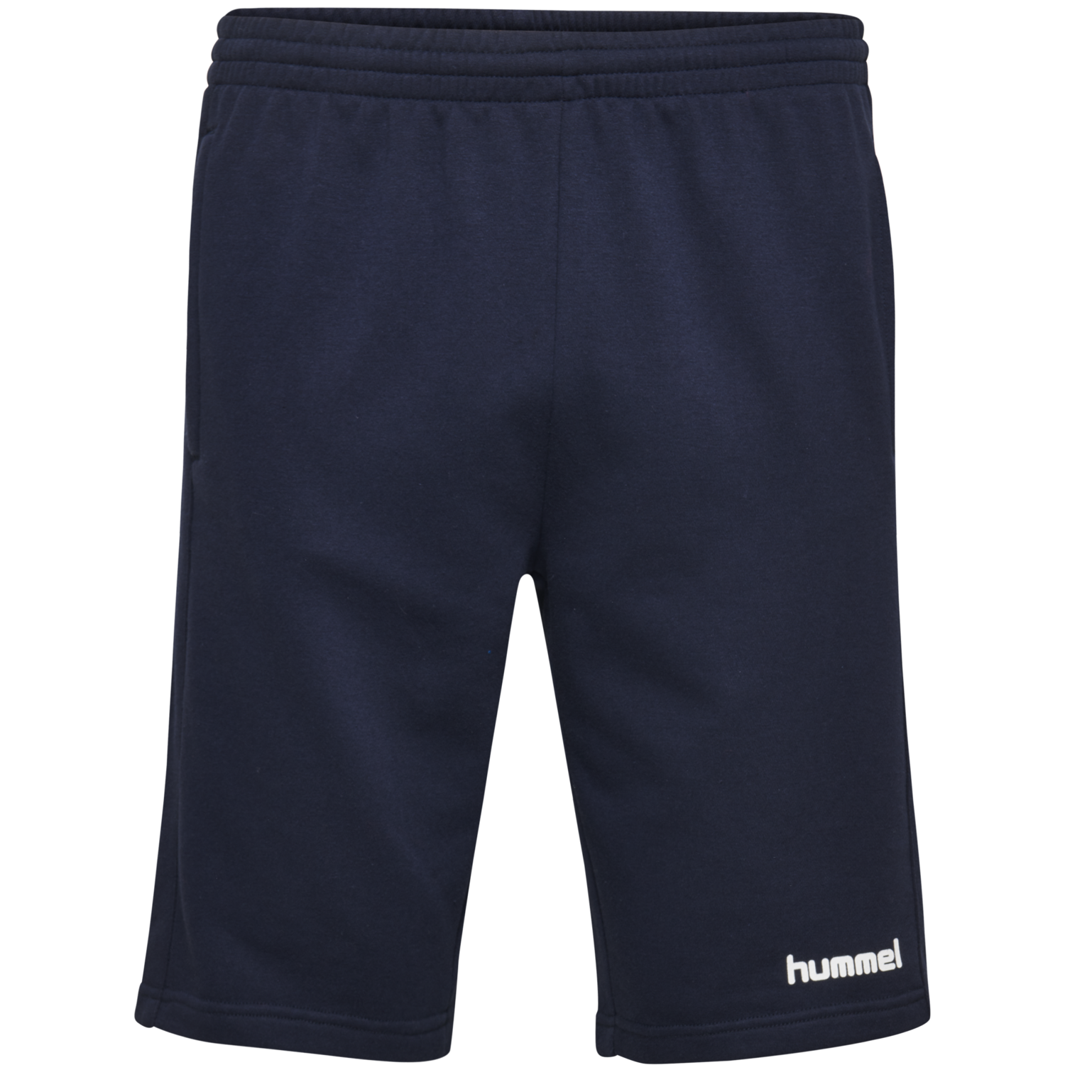 hmlGO KIDS COTTON BERMUDA SHORTS, MARINE, packshot
