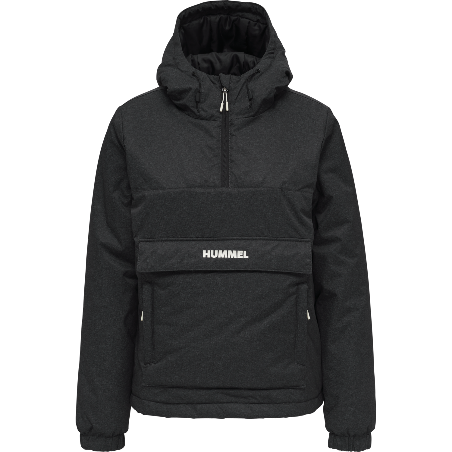 hmlAYDA ANORAK, BLACK MELANGE, packshot