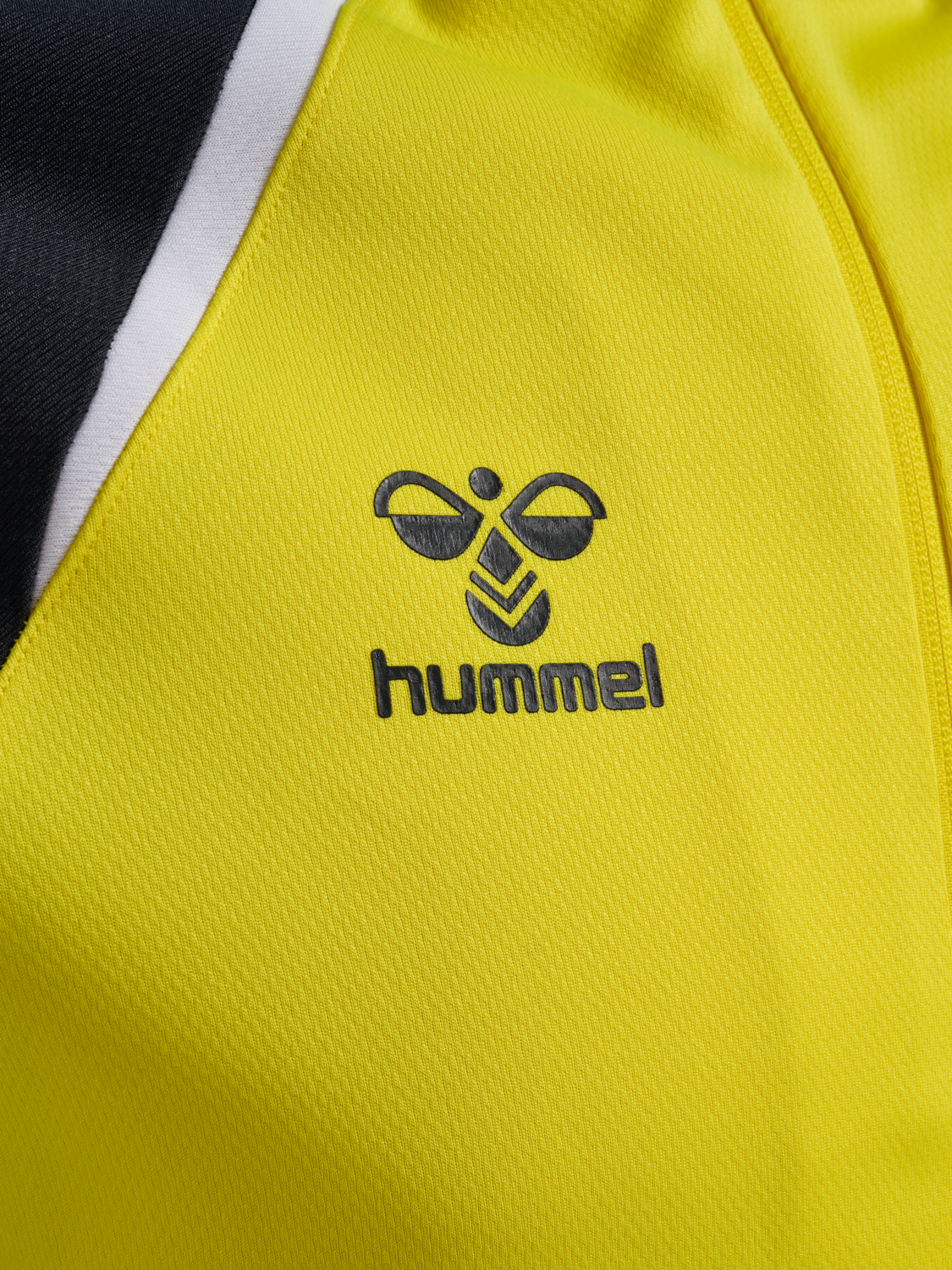 hmlLEAD 2.0 ZIP HOODIE WOMAN, BLAZING YELLOW/BLACK, packshot