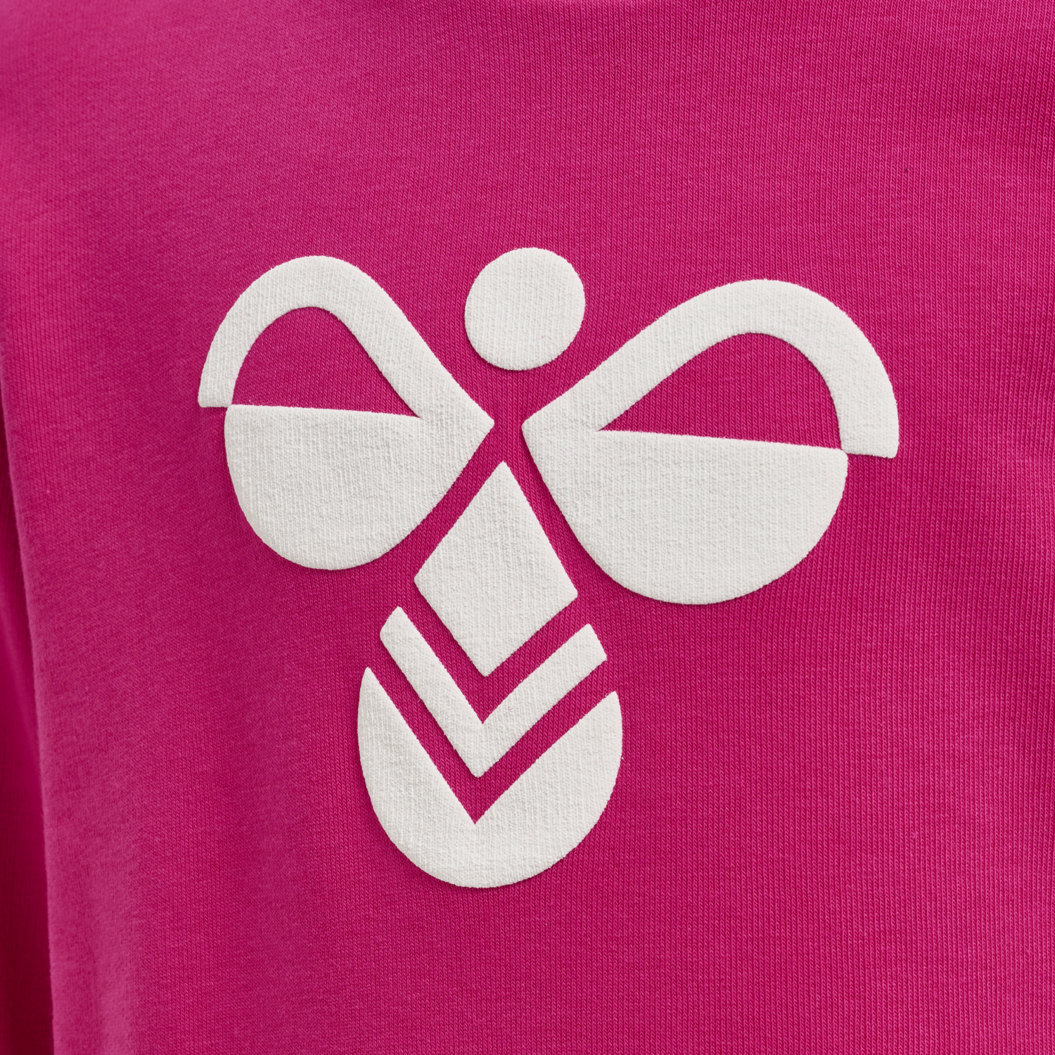 hmlNOAH SWEATSHIRT, FUSCHIA/WHITE , packshot