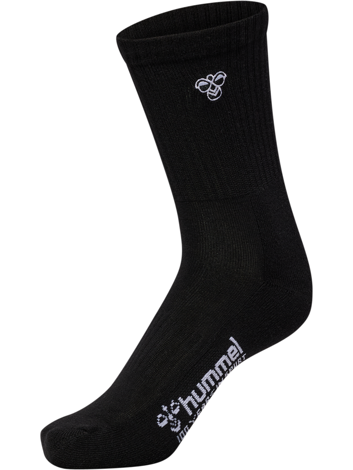 hmlJR 3-PACK SOCKS BEE, BLACK, packshot