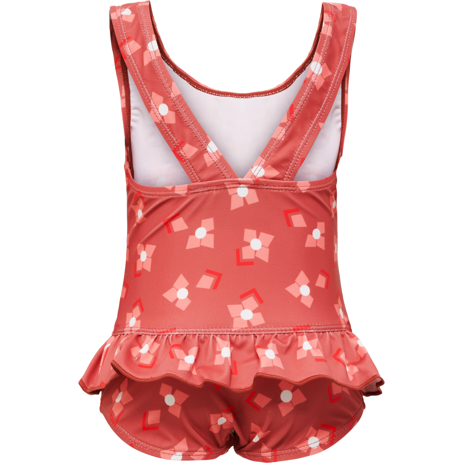 hmlFILIPPA SWIMSUIT, DUSTY CEDAR, packshot