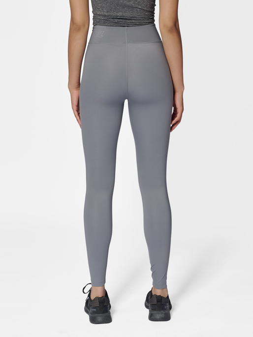 hmlTE FUNDAMENTAL MID WAIST TIGHTS, QUIET SHADE, model