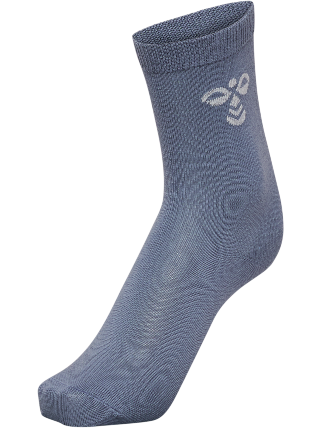 hmlJR WOOL 2-PACK SOCKS, OMBRE BLUE/FLINT STONE, packshot
