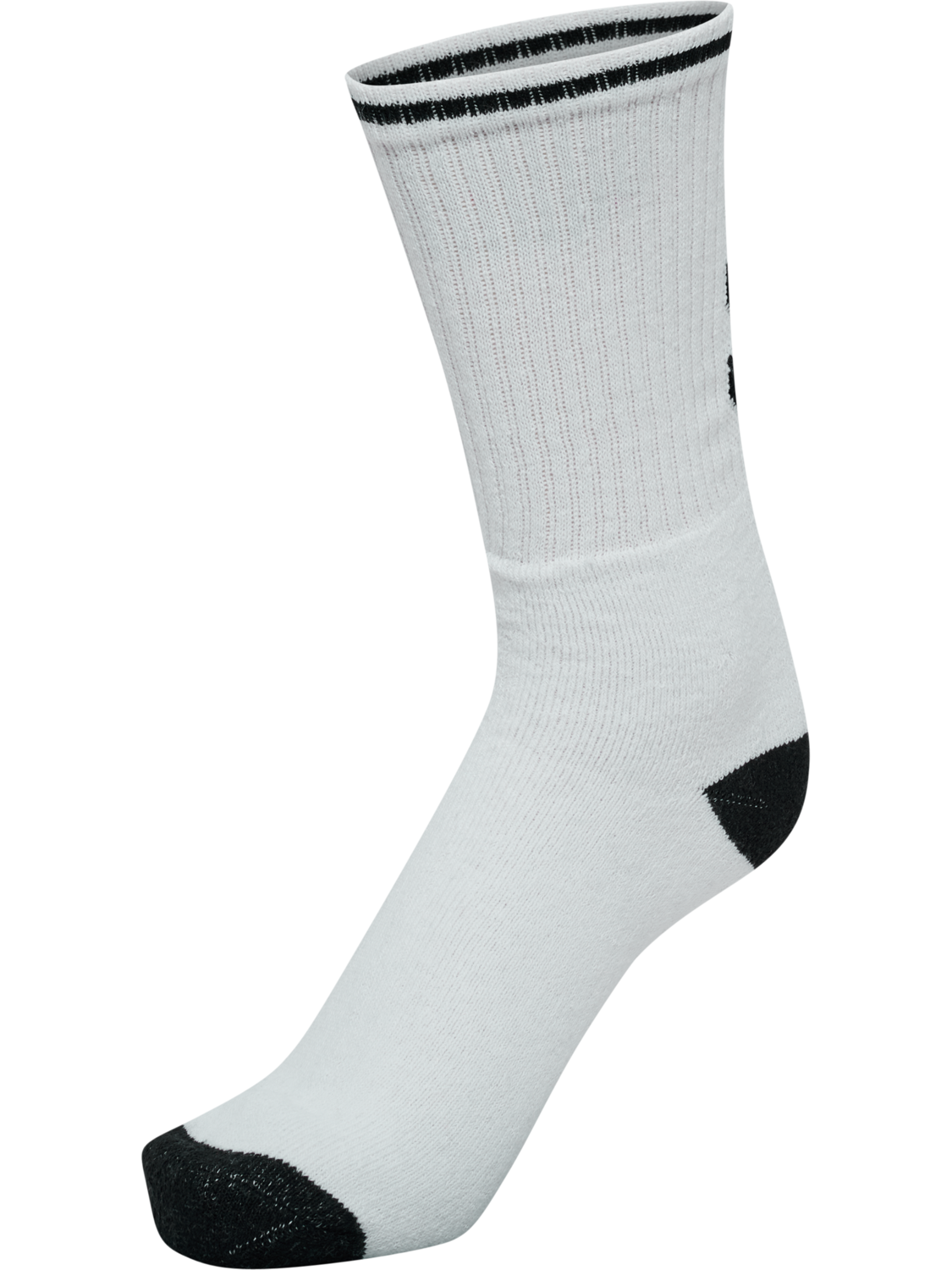 hml3-PACK SINGLE STRIPE CREW SOCK, WHITE, packshot