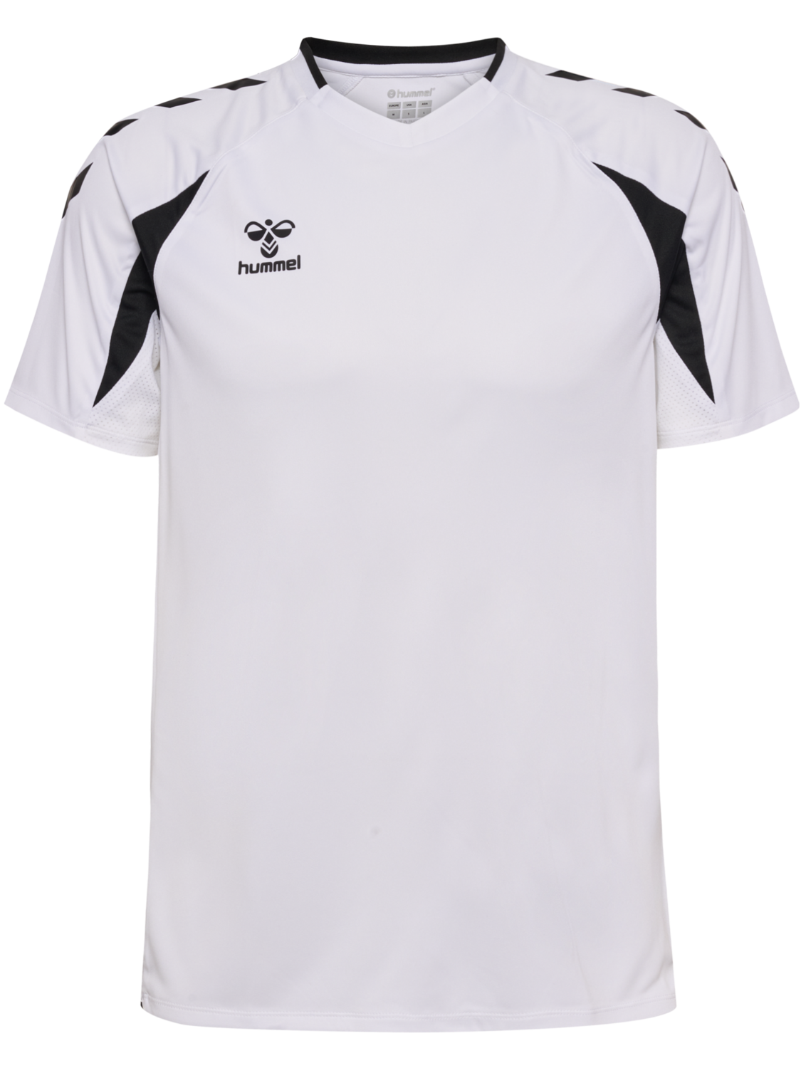 hmlCORE 2.0 JERSEY S/S, WHITE/BLACK, packshot