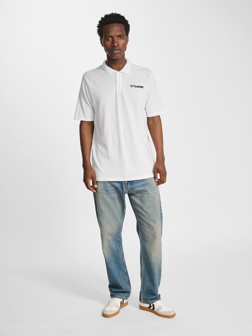 hmlMOVER COTTON POLO, WHITE, model