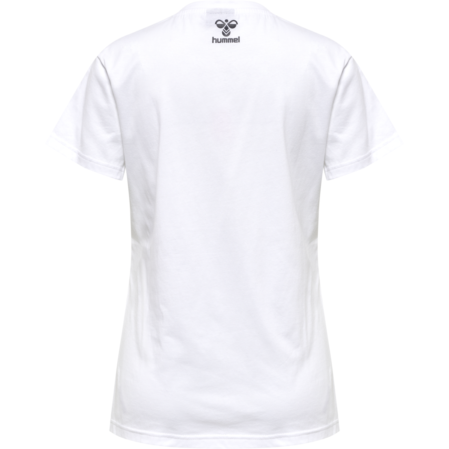hmlOFFGRID COTTON JERSEY S/S WO, WHITE/FORGED IRON, packshot