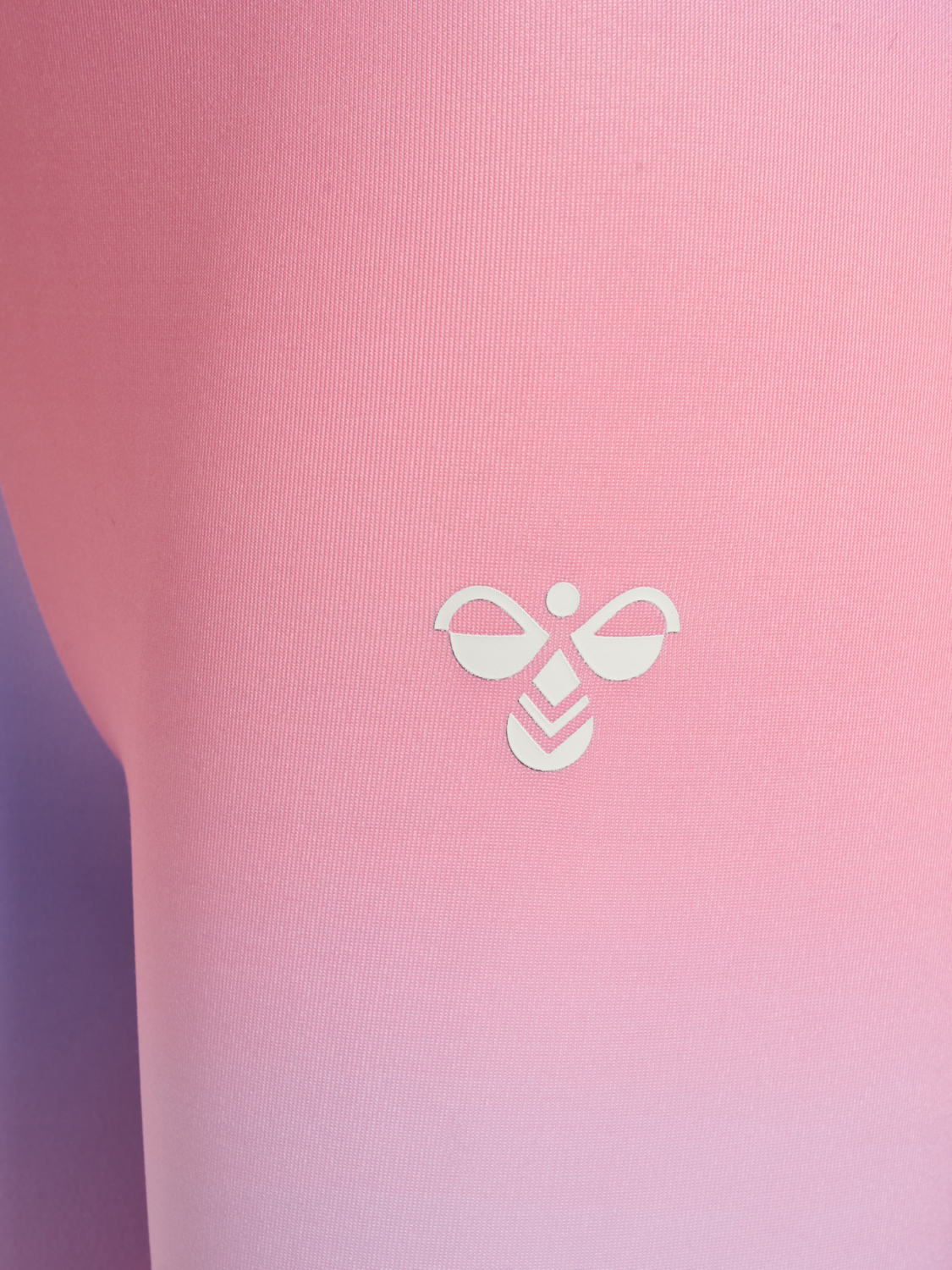 hmlJR GRADIENT GYM TIGHTS, SHELL PINK, packshot