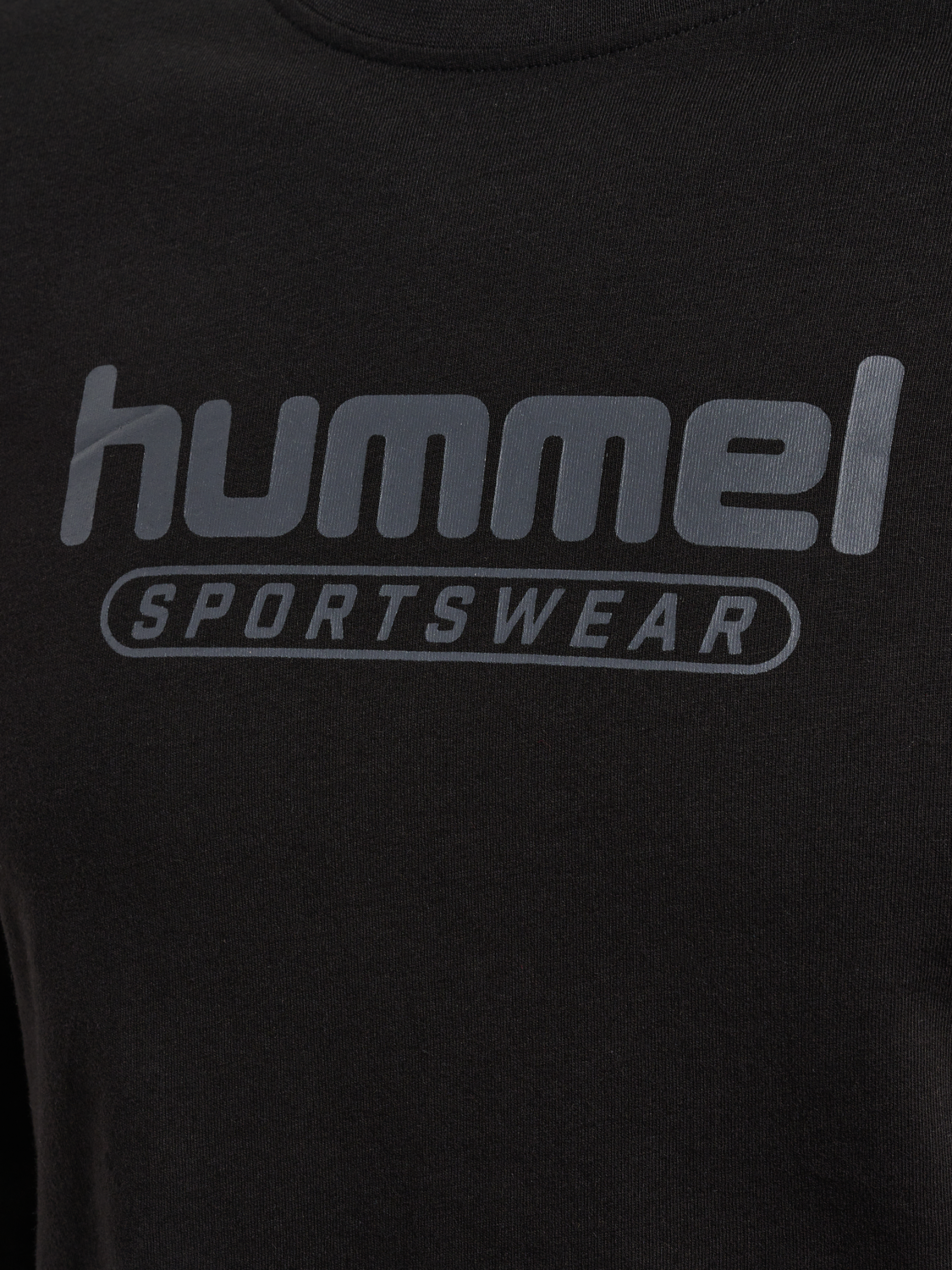 hmlBOOSTER T-SHIRT LS, BLACK, packshot