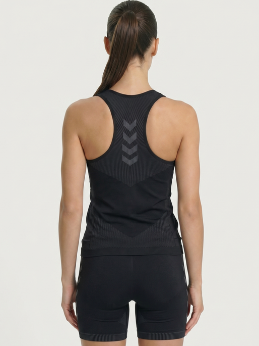 HUMMEL FIRST SEAMLESS TANK TOP W, BLACK, model