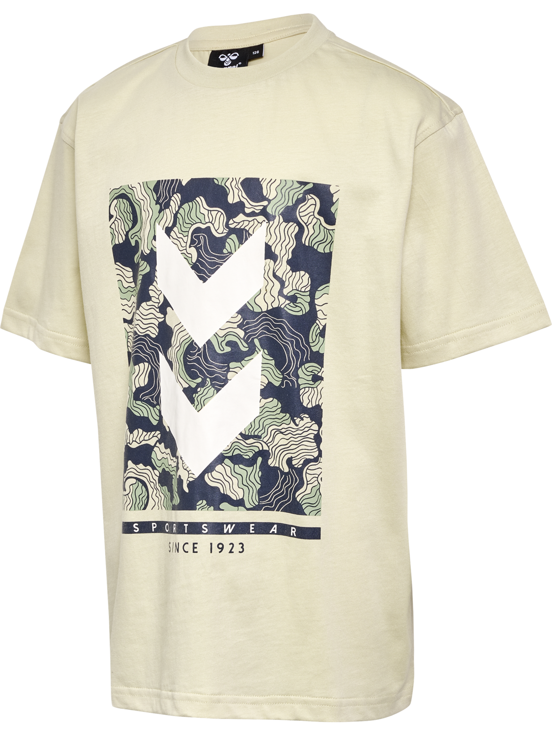 hmlOLAF T-SHIRT S/S, FOG, packshot