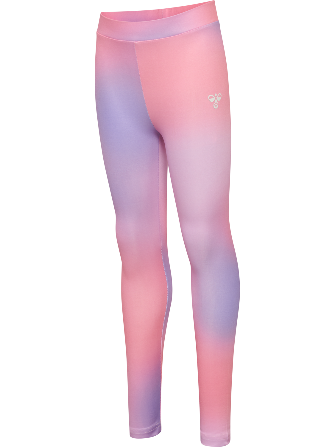 hmlJR GRADIENT GYM TIGHTS, SHELL PINK, packshot