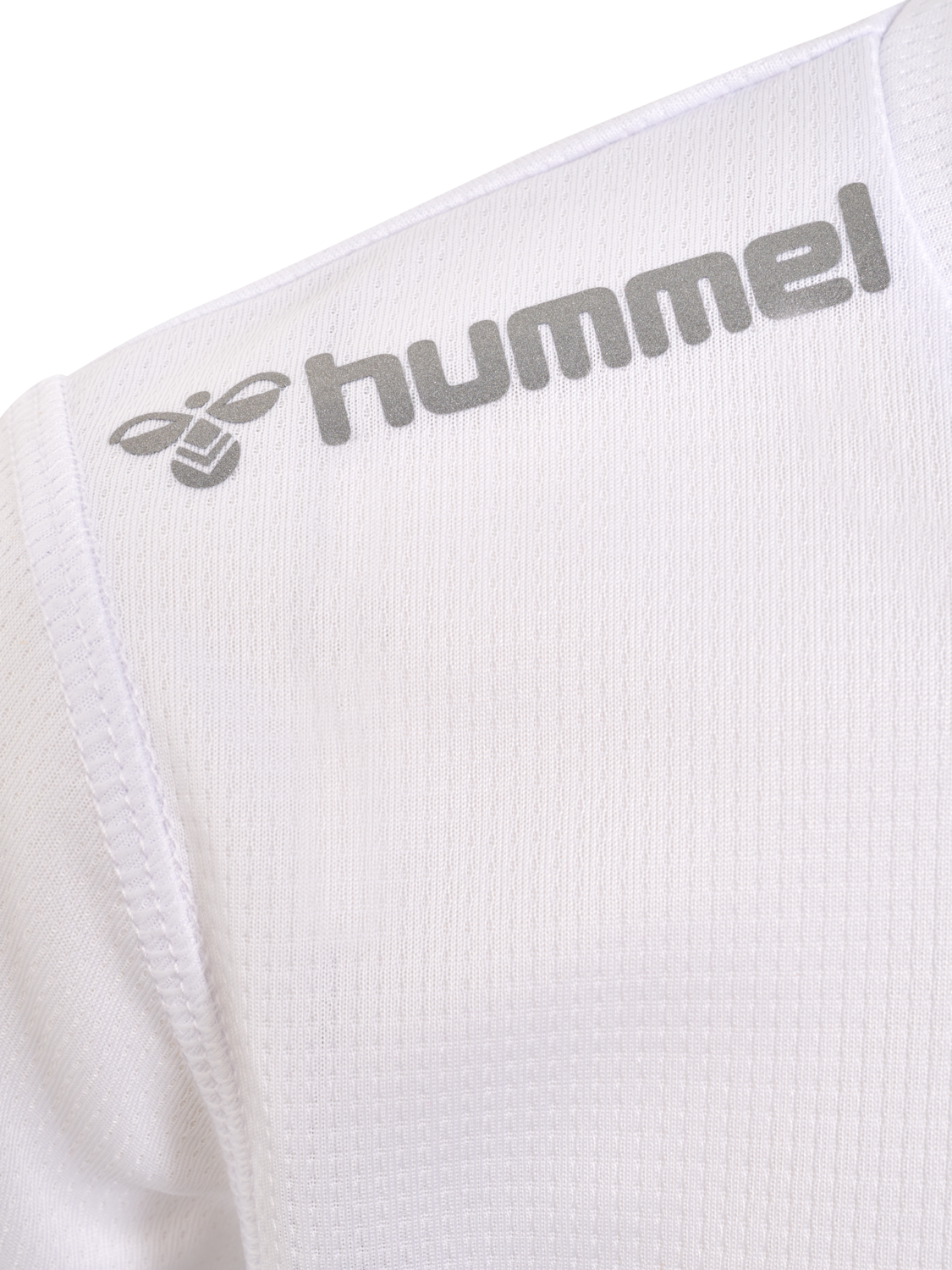 hmlRUN JERSEY S/S KIDS, WHITE, packshot