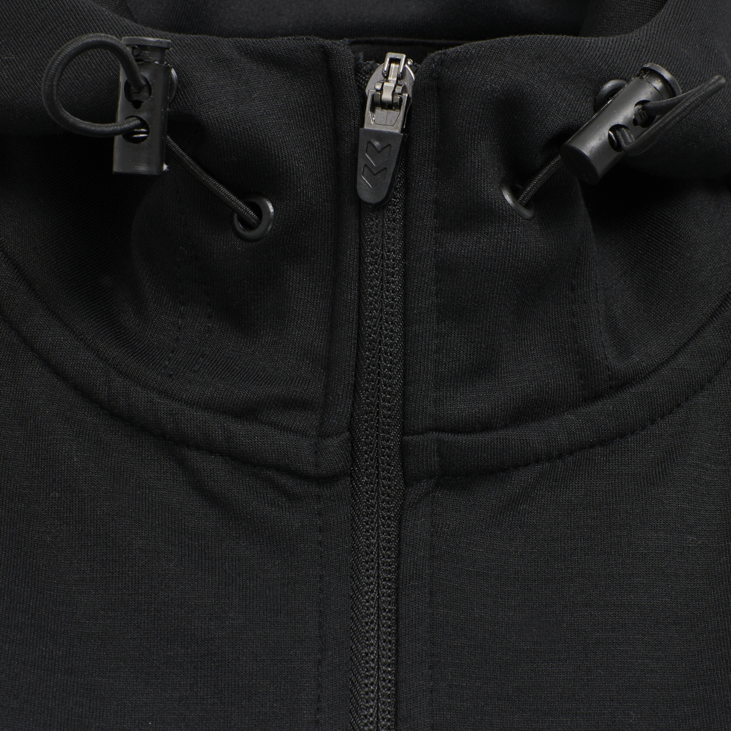 hmlESSI ZIP HOODIE, BLACK, packshot