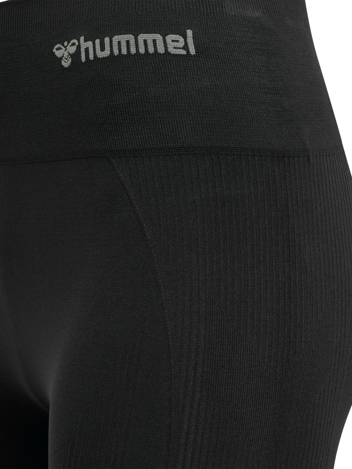 hmlTIF SEAMLESS HIGH WAIST TIGHTS, BLACK, packshot