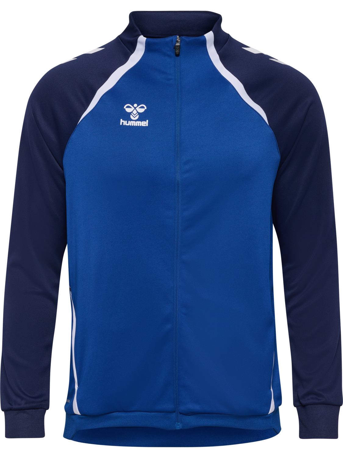 hmlLEAD 2.0 TRACK ZIP JACKET, TRUE BLUE/MARINE, packshot