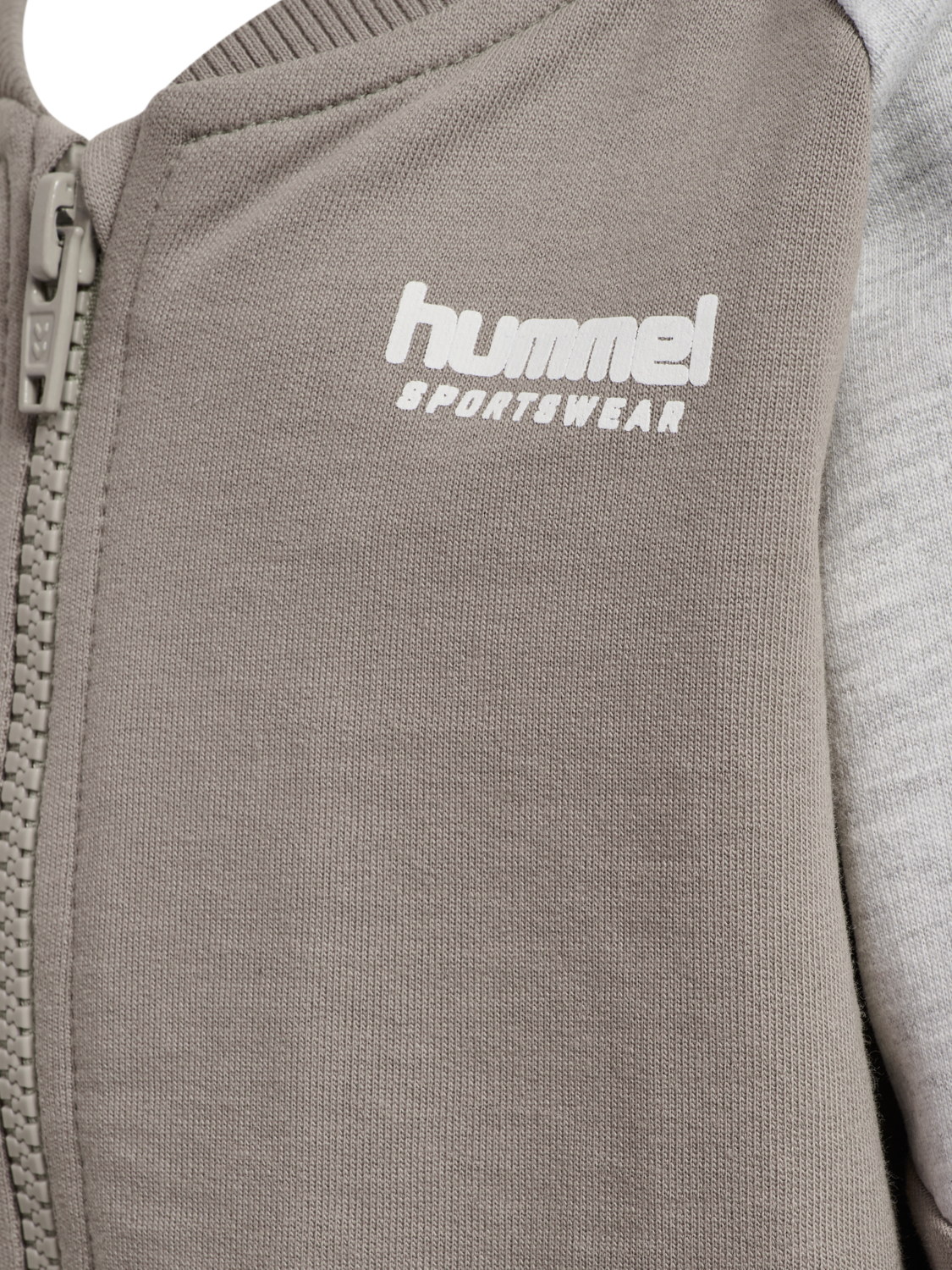 hmlMINI LOOSE BLOCK ZIP JACKET, ROCK RIDGE, packshot