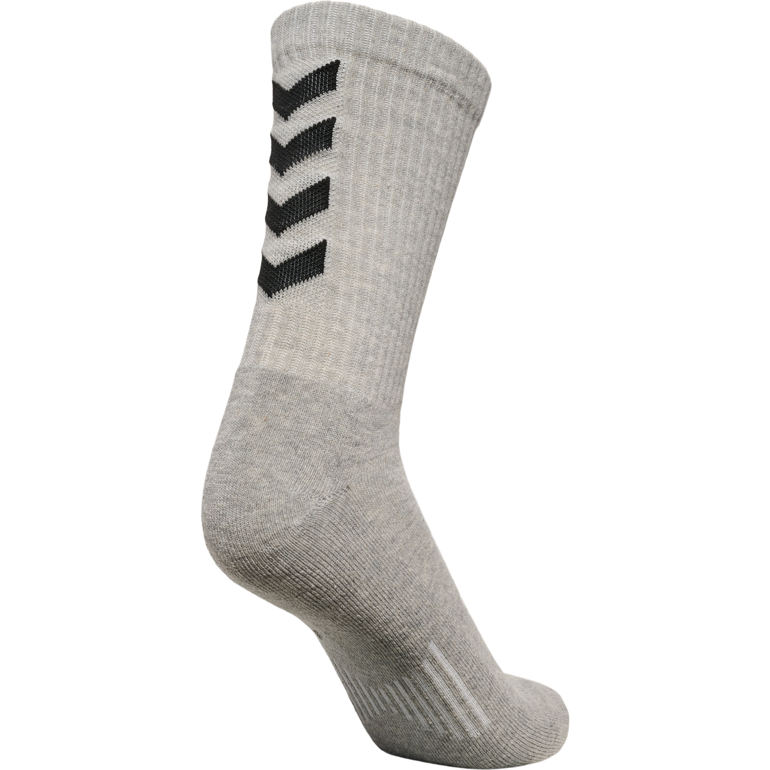 FUNDAMENTAL 3-PACK SOCK, GREY MELANGE, packshot