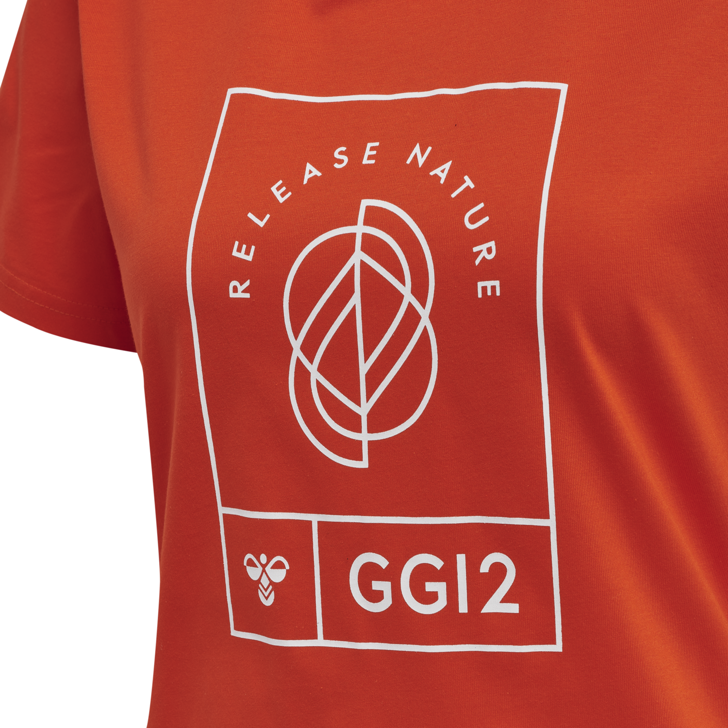 hmlGG12 T-SHIRT S/S WOMAN, CHERRY TOMATO, packshot