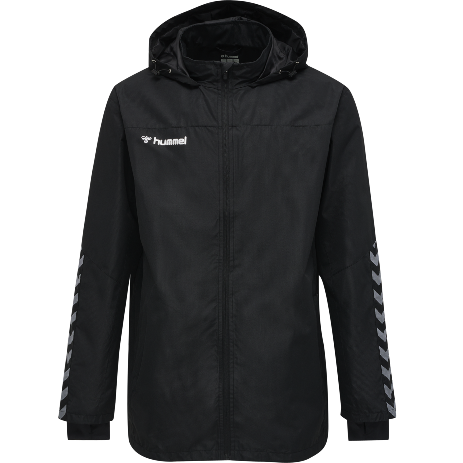 hmlAUTHENTIC KIDS ALL-WEATHER JACKE, BLACK/WHITE, packshot