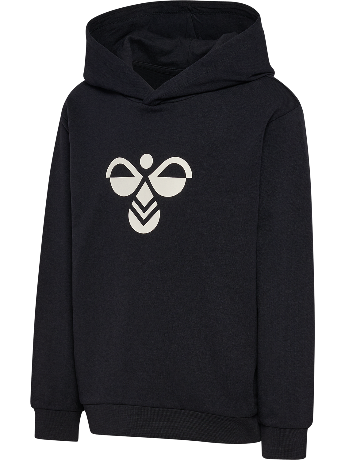 hmlJR REG TUKAS HOODIE, BLACK, packshot
