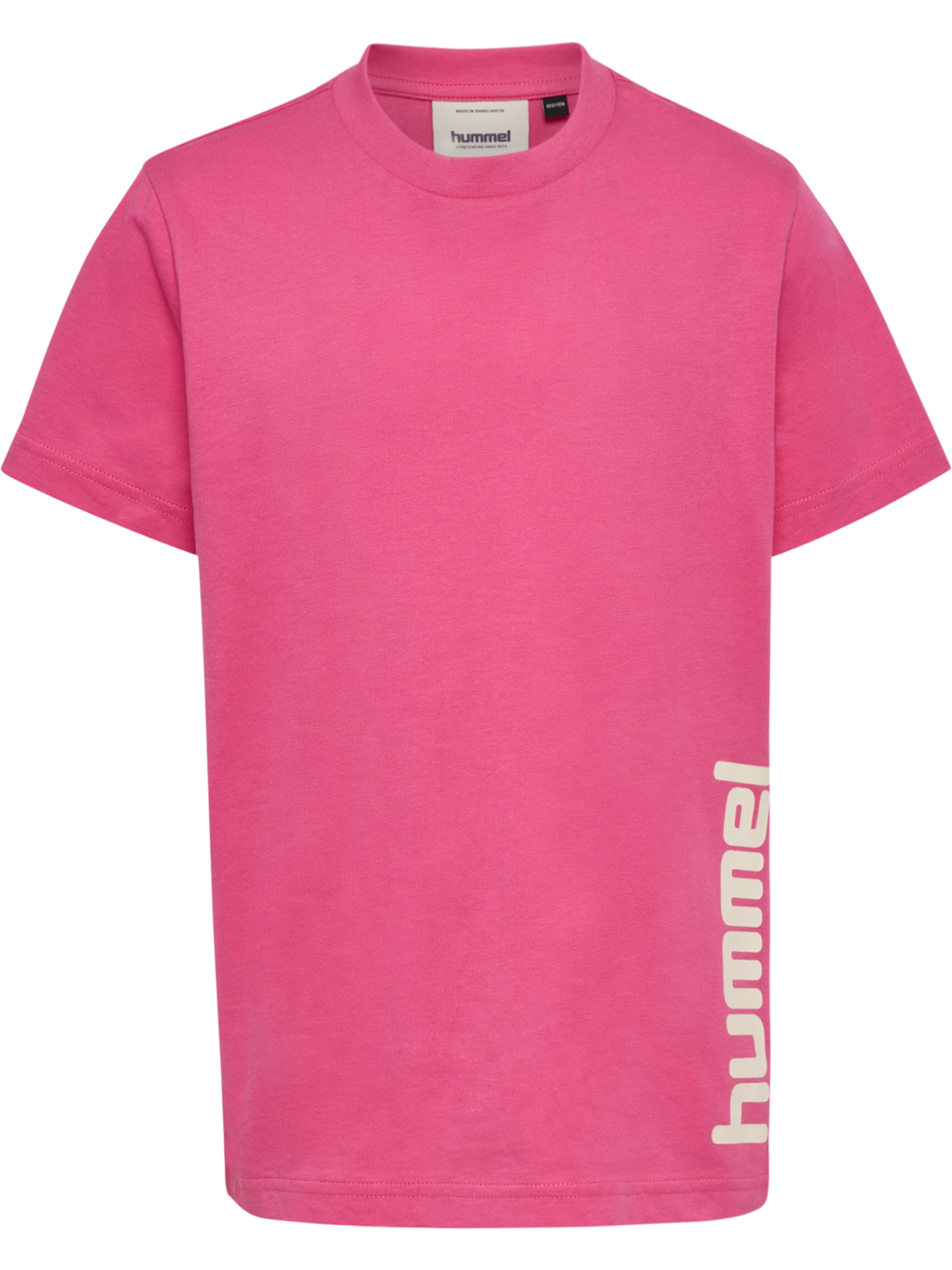 hmlJR REG GRAPHIC T-SHIRT S/S, PINK FLAMB&Egrave;, packshot